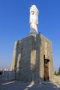 The biggest Monument of Virgin Mary in the world and panorama to City of Haskovo, Bulgaria