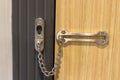 Hasp for the door Royalty Free Stock Photo