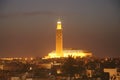 Hassan II mosk in Morocco Royalty Free Stock Photo