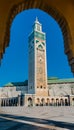 The Hassan II Mosque, Casablanca Royalty Free Stock Photo