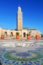 Great Mosque Hassan II in Casablanca, Morocco. Royalty Free Stock Photo