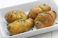 Hasselback potatoes, swedish food