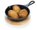 Hasselback potatoes, swedish food