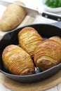 Hasselback potatoes, swedish food