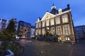 Hasselt city hall at night