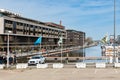 Hasselt, Limburg, Belgium - Small yacht harbor at the banks of the Albert canal