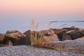 Hassock on the mole in Sassnitz, Germany