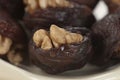 Hastak (dry dates with walnut) Royalty Free Stock Photo