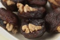 Hastak (dry dates with walnut) Royalty Free Stock Photo