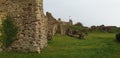 Hasting Castle ruins Royalty Free Stock Photo