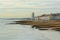 Hastings beach and seafront, Sussex, UK. Royalty Free Stock Photo