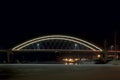 Hastings Bridge Illuminated at Night