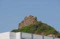 Hastings castle ruins in Hastings