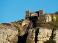 HASTINGS, EAST SUSSEX/UK - NOVEMBER 06 : East Hill Funicular Railway in Hastings East Sussex on November 06, 2016