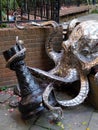 HASTINGS, EAST SUSSEX/UK - NOVEMBER 06 : Leigh Dyer's Octopus At