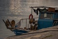 Hastings fishing trawler locked in port. Tradition fishing Boat Royalty Free Stock Photo