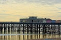 Hastings Pier, Sussex, UK. Hits hard times