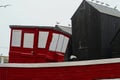 The net huts, located in The Stade in Hastings Royalty Free Stock Photo