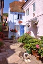 HASTINGS, UK - JULY 31, 2011: Colorful houses in Hastings old town