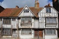HASTINGS, UK - JULY 22, 2017: 16th century timbered framed and medieval houses in Hastings Old Town