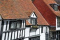 HASTINGS, UK - JULY 22, 2017: 16th century timbered framed and medieval houses in Hastings Old Town