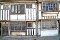 HASTINGS, UK: 16th century timbered framed and medieval houses in Hastings Old Town