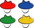 Hat color collection