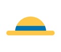 hat farmer isolated icon