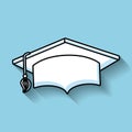 hat graduation line icon