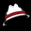 Hat hand drawing vector detailed and isolated