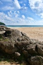 Hat Nai harn Beach National Park View in Thailand Royalty Free Stock Photo