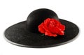 Hat with a rose