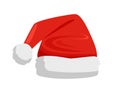 Hat of Santa Claus Closeup Vector Illustration Royalty Free Stock Photo