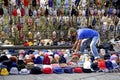 Hat seller at new market kolkata west bengal