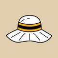 Hat. Vector illustration decorative design Royalty Free Stock Photo