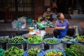 Local seller selling fruits and vegetables
