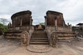 Hatadage is an ancient relic shrine in the city of Polonnaruwa, Sri Lanka. It was built by King Nissanka Malla, and had been used Royalty Free Stock Photo