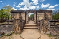 Hatadage,Polonnaruwa, Sri Lanka Royalty Free Stock Photo