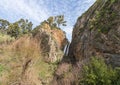 HaTanur waterfall flows from a crevice in the mountain and is located in the continuation of the rapid, shallow, cold mountain