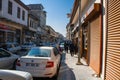 Hatay Antakya The road to the center, historical houses, busy street, street view - Turkish Hatay Antakya / 13.11.2020