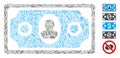 Hatch Collage Banknote Icon