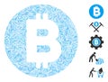 Hatch Collage Bitcoin Icon