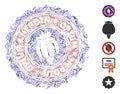 Hatch Collage Heroin Opium Stamp Icon