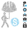 Hatch Collage Industrial Financial Coverage Icon