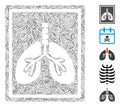 Hatch Collage Lungs Fluorography Icon