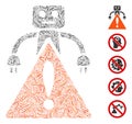 Hatch Collage Robot Warning Icon