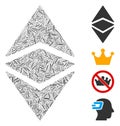 Hatch Ethereum Classic Icon Vector Collage