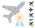 Hatch Mosaic Airplane Certification Icon