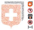 Hatch Mosaic Medical Shields Icon