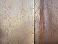 hatch rivet metal hull vintage wall door closeup rusty steel iron rusting riveted industrial retro Royalty Free Stock Photo